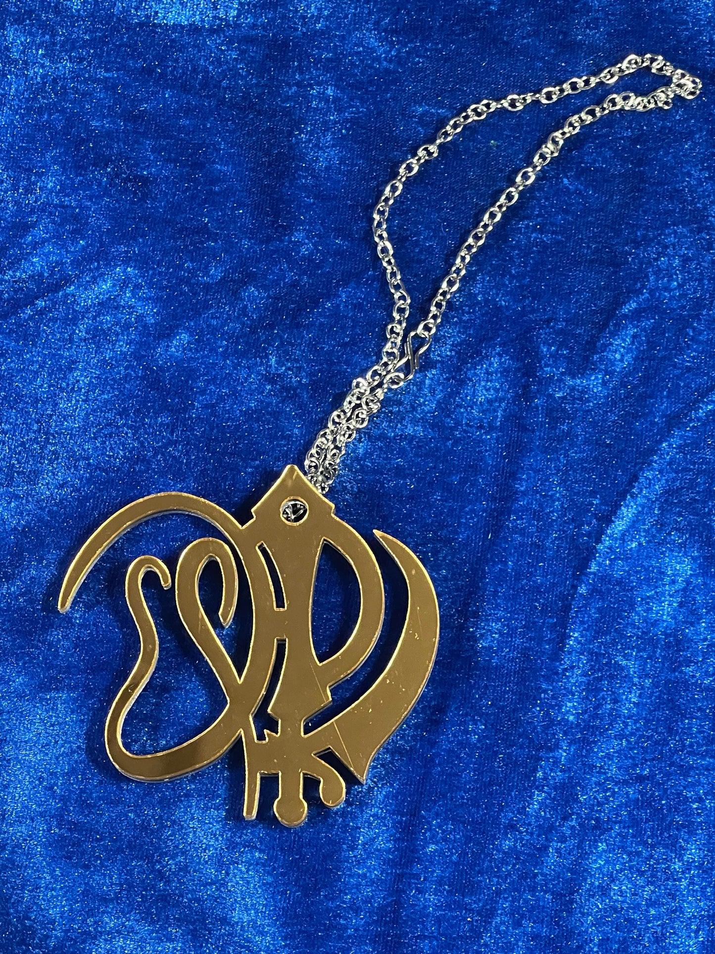 Khanda and Ek Onkar Car Hanging, Ik Onkar, Sikh car decor, Sikh Items,