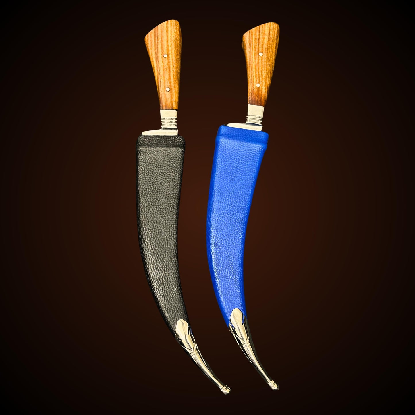 Hand Made Sarbhloh Khanjar, Sikh Khanjar, Pesh Kabz 12 inches, Sikh Kakar, Kukri, Kakkar, Leather cover, Nihang Singh Ji, Sikh Gift Items