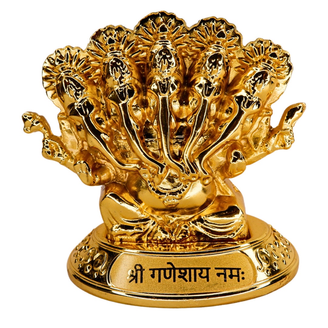 Siri Ganesh Ji Car Dashboard idol, Metal Table Top, Car dashboard accessories, Hindu god, Sri Ganesha, Hindu Gift Items,