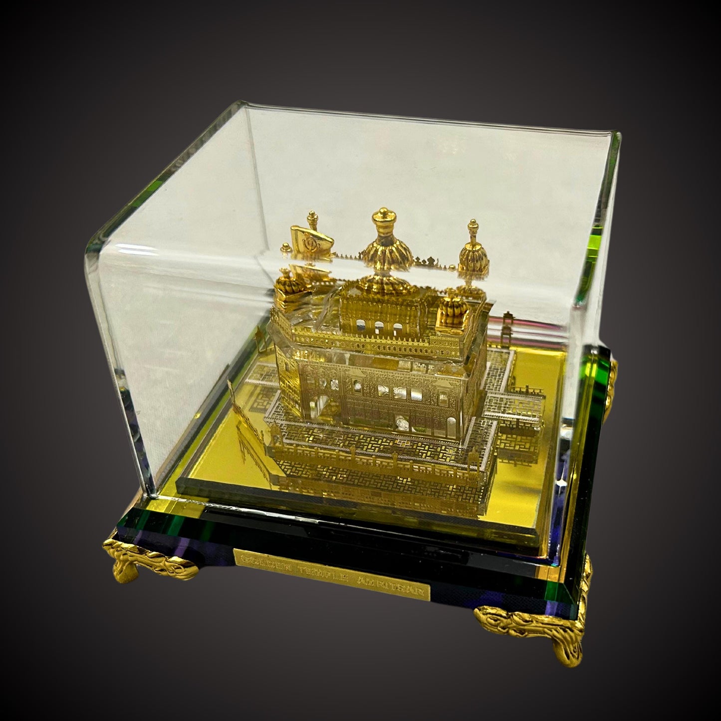 The Golden Temple 24k Gold plated model, Siri Darbar Sahib, Siri Amritsar sahib, Punjabi gift items, Mothers day gift, Punjab, Sikh Items,