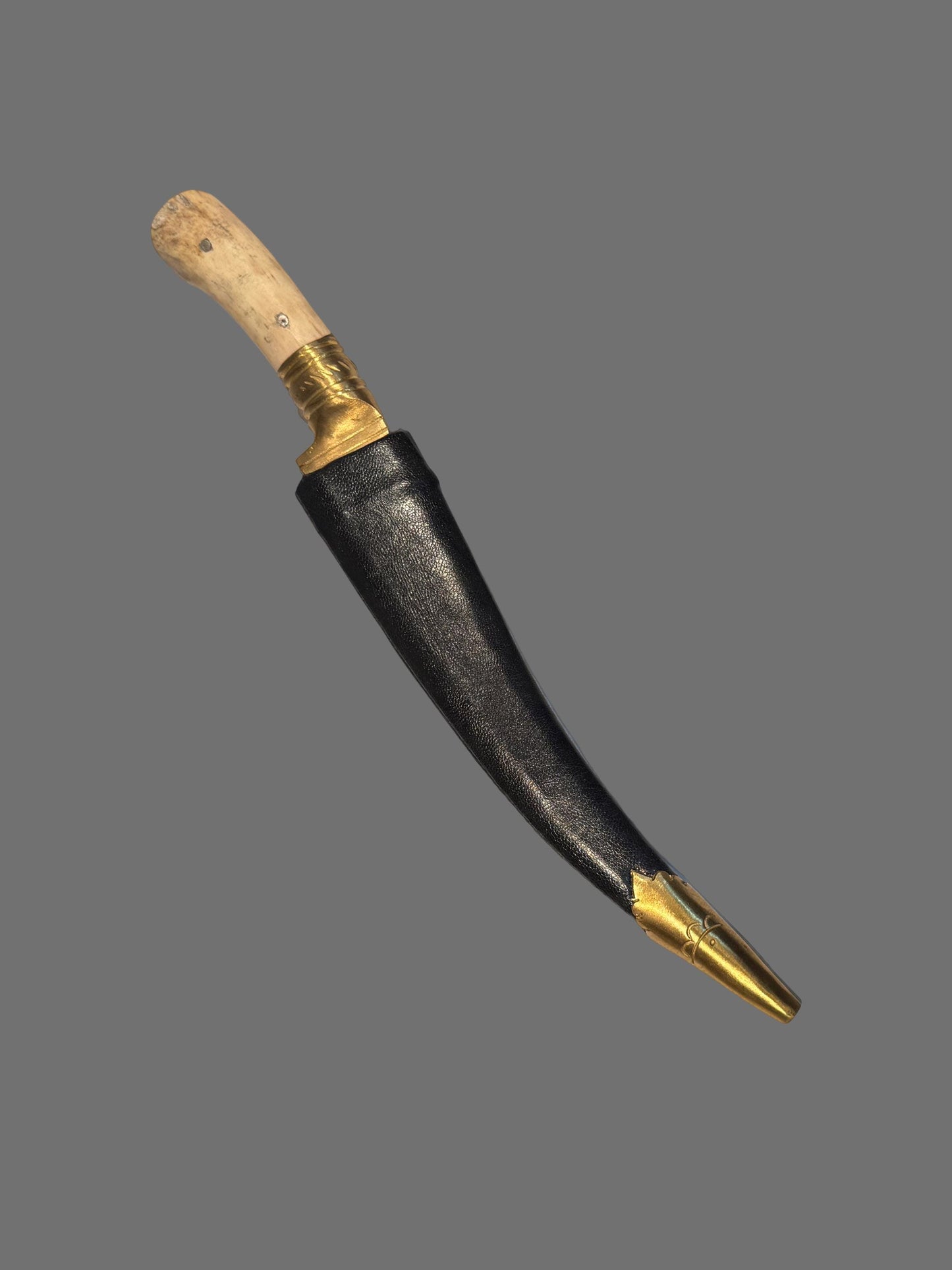 Khanjar, Brass and Sarbloh Pesh Kabz, Sikh Kakar, Kukri, Kakkar, Sikh Gift Items