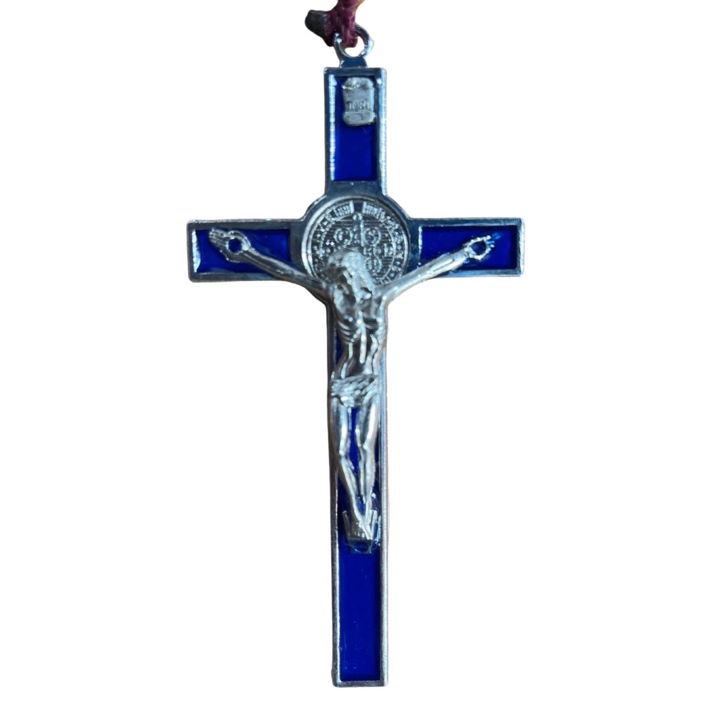 Wall Rosary, Over Size Rosary, Big Cross, Wall Hanging, Wood Cross, Christmas Gift, Home Decor,