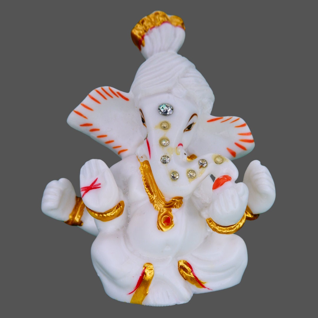 Siri Ganesh Ji Car Dashboard idol, Car dashboard accessories, Hindu god, Siri Ganesha, Hindu gift Items,