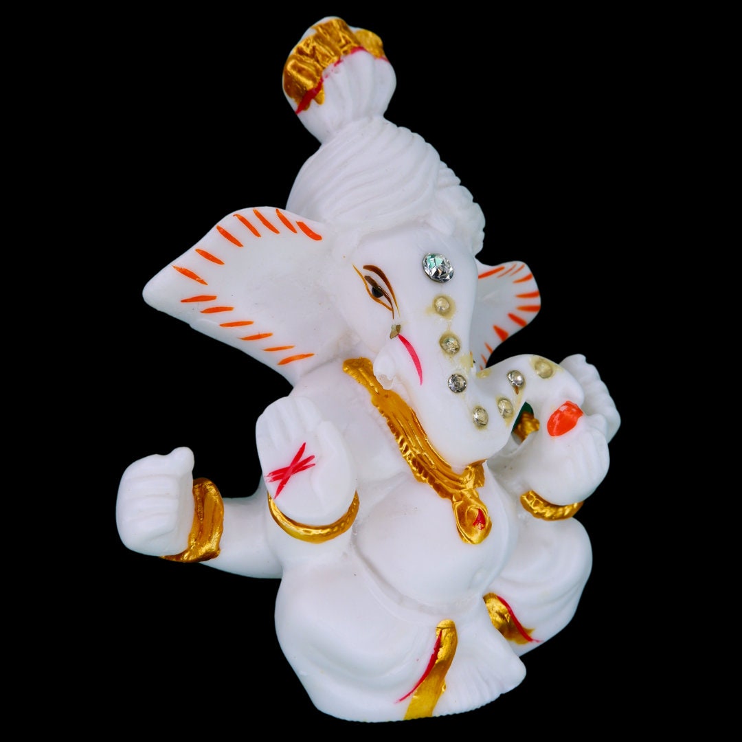Siri Ganesh Ji Car Dashboard idol, Car dashboard accessories, Hindu god, Siri Ganesha, Hindu gift Items,
