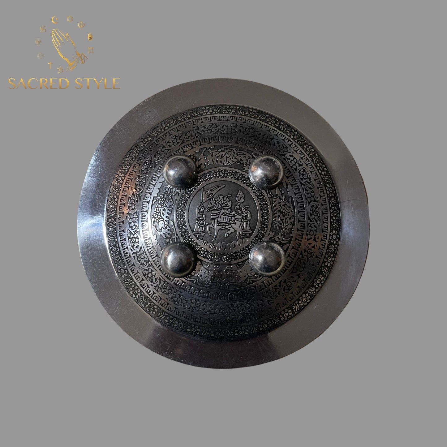 Sikh Dhall, 7.5 inches wide dhall, Costume Dhall, Nihang Singh, Sikh Items,