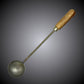 Sarbloh Spoon, Hand Made serving Spoon with wooden handle, Sikh Items,