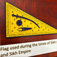 Old Sikh Flag Wall Hanging, Home Decor, Khalsa Raj, Sikh Gift Items