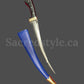 Sikh Khanjar ,Hand Made Sarbloh Pesh Kabz, Sikh Kakar, Kukri, Kakkar, Sikh Gift Items