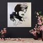 Hand Made SIDHU MOOSEWALA Foil Art On CANVAS| Moosewala Poster| Punjabi Singer| Moosewala Artwork | Punjabi Gifts