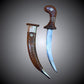 Kirpan Sarbhloh, Sikh Kakar, Kukri, Kakkar, 14 inches Wood case kirpan,  Punjabi Kirpan, Sikh Gift Items,
