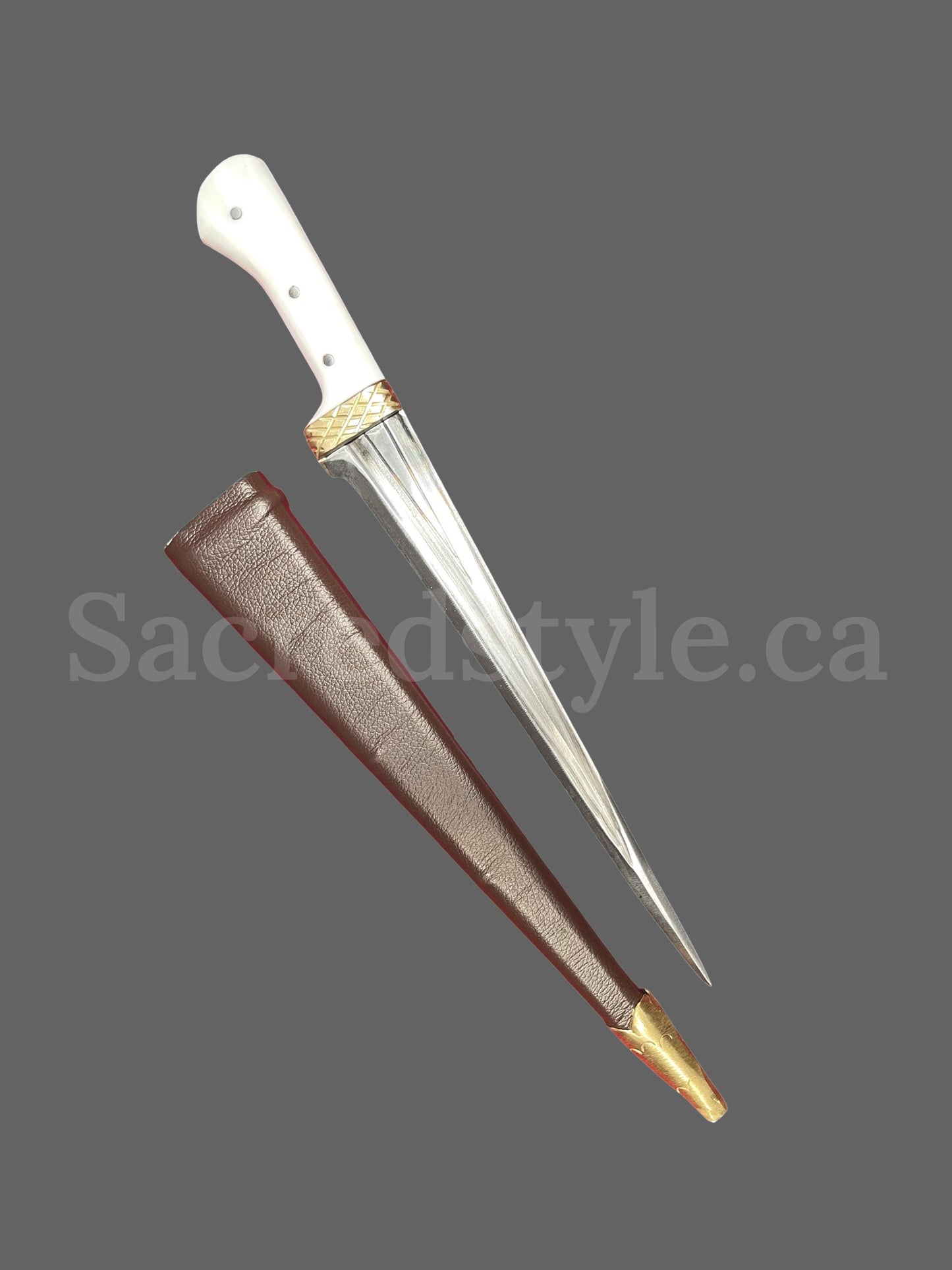 Hand Made Sarbloh Khanjar, Pesh Kabz, Sikh Kakar, Kukri, Kakkar, Sikh Gift Items