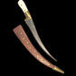Hand Made Sarbloh Khanjar, wooden case Pesh Kabz, Sikh Kakar, Kukri, Kakkar, Sikh Gift Items
