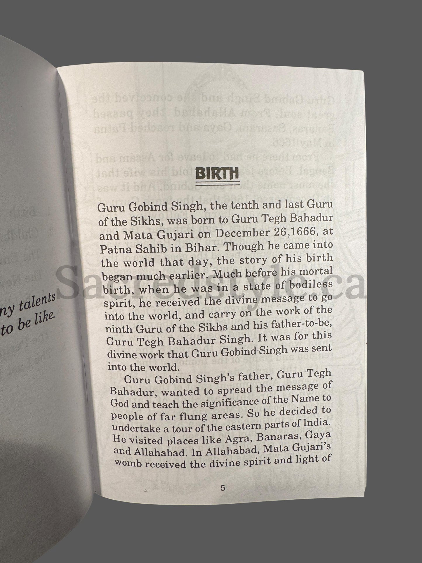 Guru Gobind Singh Ji Book in English, Sikh History Book, Sikh Gift items, Punjabi Book