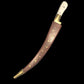 Hand Made Sarbloh Khanjar, wooden case Pesh Kabz, Sikh Kakar, Kukri, Kakkar, Sikh Gift Items
