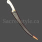 Hand Made Sarbloh Khanjar, Pesh Kabz, Sikh Kakar, Kukri, Kakkar, Sikh Gift Items