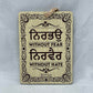 Khanda Nirbhau Nirvair Car hanging, Punjabi Car Decor, Sikh items,