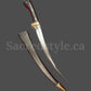 Hand Made Sarbloh Khanjar, Pesh Kabz, Sikh Kakar, Kukri, Kakkar, Sikh Gift Items