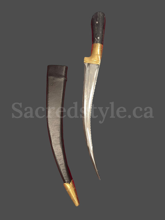 Hand Made Sarbloh Khanjar, Pesh Kabz, Sikh Kakar, Kukri, Kakkar, Sikh Gift Items
