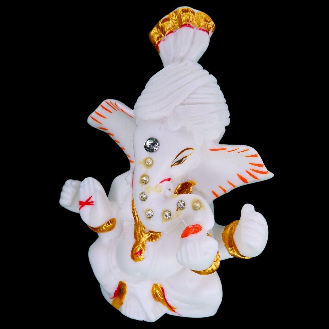 Siri Ganesh Ji Car Dashboard idol, Car dashboard accessories, Hindu god, Siri Ganesha, Hindu gift Items,