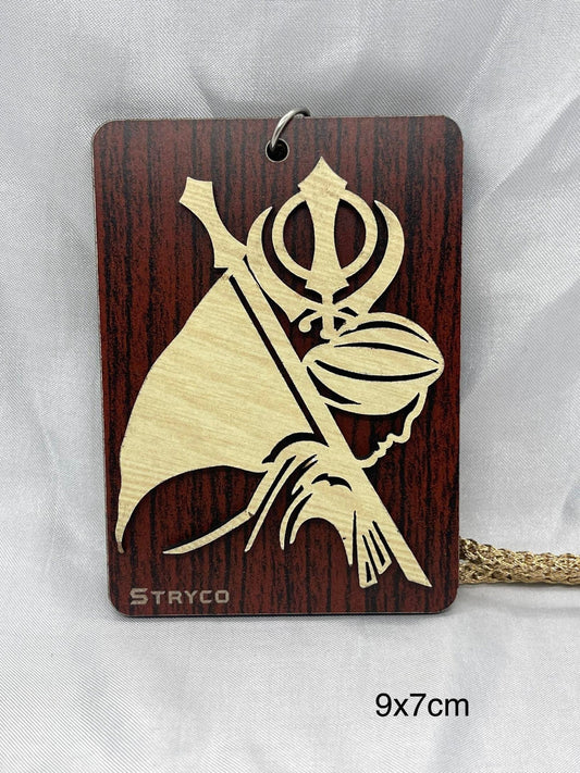 Car Hanging, Sardari, Nishan Saab, Car Khanda, Sikh Items, Sikhi, Car Decor,