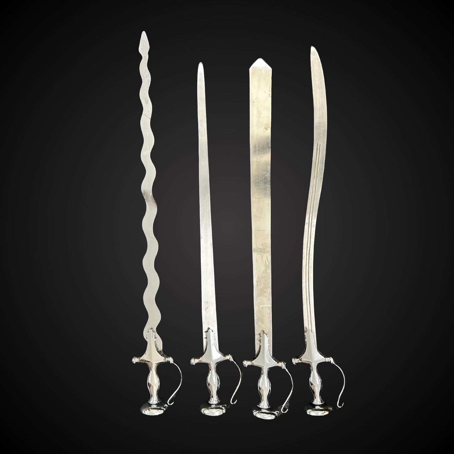 Gatka Kirpan Set of 9 items, Sikh gatka accessory, Sikh Martial Art tools, Sikh Gift items