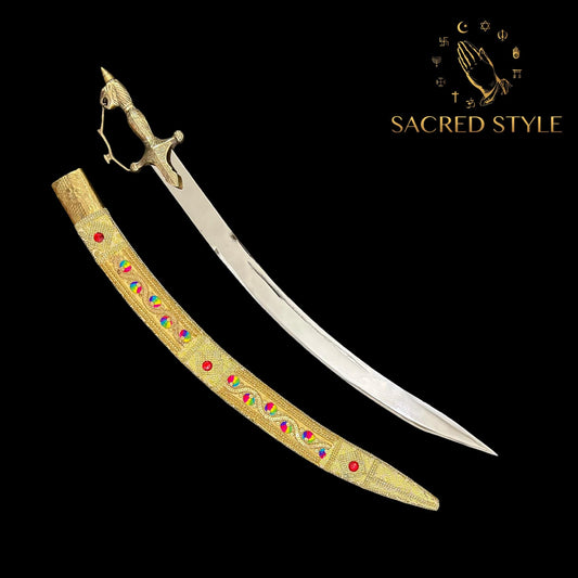 Big Kirpan, Wedding kirpan, Decorated Kirpan, Big Sword, Groom Accessories, Wedding Accessory, Punjabi items, Sikh Items,