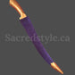 Hand Made Sarbloh Khanjar with Brass handle, Pesh Kabz, Sikh Kakar, Kukri, Kakkar, Sikh Gift Items