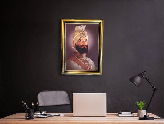 Guru Gobind Singh Sahib Ji Saroop 32x24 inches, sikh photos, Sikh gift items, Punjabi,