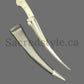 Hand Made Sarbloh Khanjar, Sikh Kirpan, Pesh Kabz, Sikh Kakar, Kukri, Kakkar, Sikh Gift Items