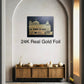 Handmade 24K Real Gold Foil Art, The Golden Temple, Siri Darbar Sahib,Amritsar saab, Home Decor, Wall Decor, Mothers day, Sikh Gift items,