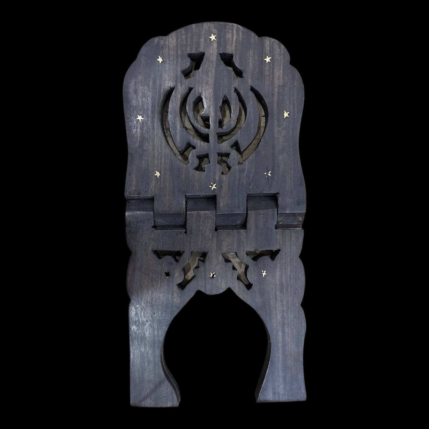 Wooden Book Stand, Khanda, Sanchi Saab Stand, Gutka Saab Stand, Reading Stand, Sikh, Sikh Items,