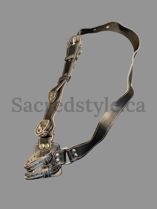 Gatra, Leather Gatra, Kirpan strap, Khanjar Strap, Sikh Kakkar, Sikh Gift Items