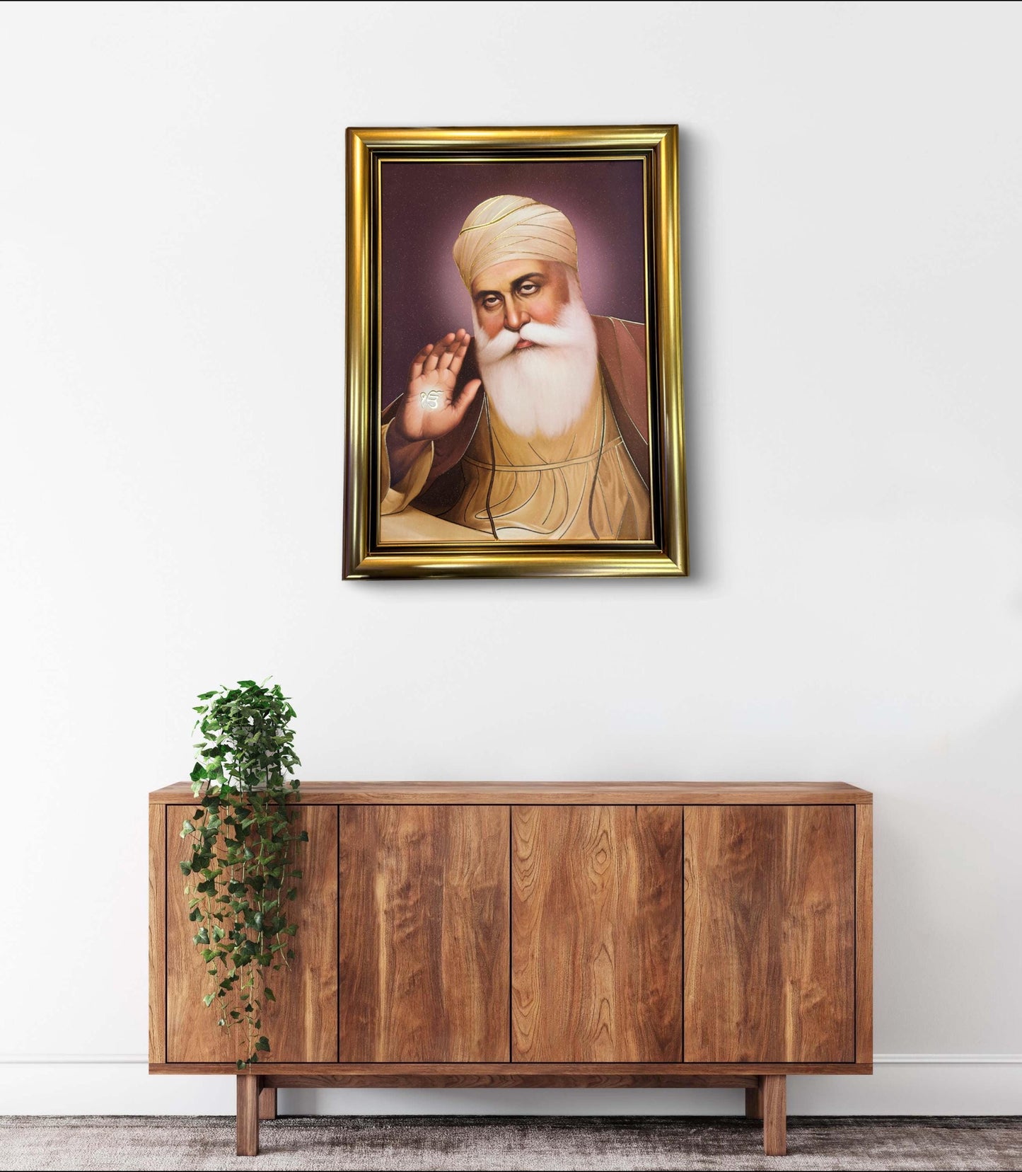 Guru Nanak Dev ji saroop 32x24 inches, sikh photos, Sikh Wall hanging, Sikh gift items,