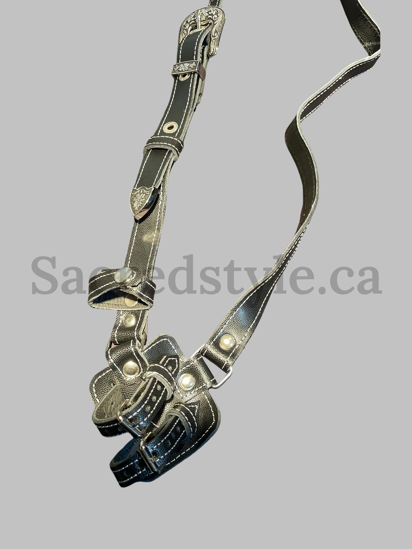 Gatra, Thin Leather Gatra, Kirpan strap, Khanjar strap, Kukri strap, Sikh Kakar, sikh Kakkar, Sikh Items.