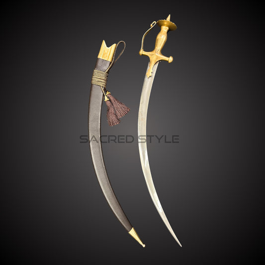 Big Kirpan, Personalize Engraved  Sikh Kirpan made of Sarbloh with Brass Handle, Sikh kakar, 3 foot Tega, Sikh Kakkar, Sikh Items,
