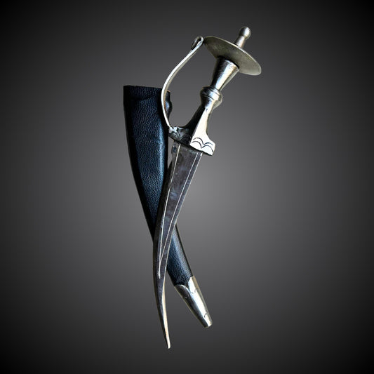 Sikh Khanjar, Sarbloh Khanjar 20 inches, Sikh Kirpan, Sikh Kakar, Pesh Kabz, Nihang Singh Ji, Sikh Gift Items