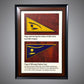 Old Sikh Flag Wall Hanging, Home Decor, Khalsa Raj, Sikh Gift Items