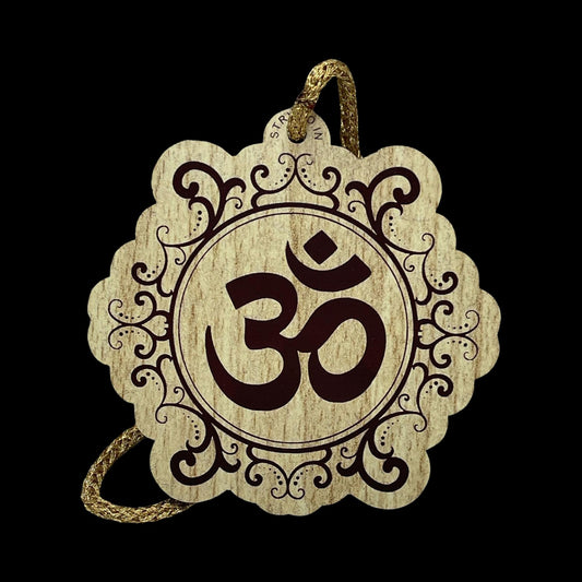 OM Car Hanging, Mandala, Rear View mirror ornament, Gift items, Hindu items,