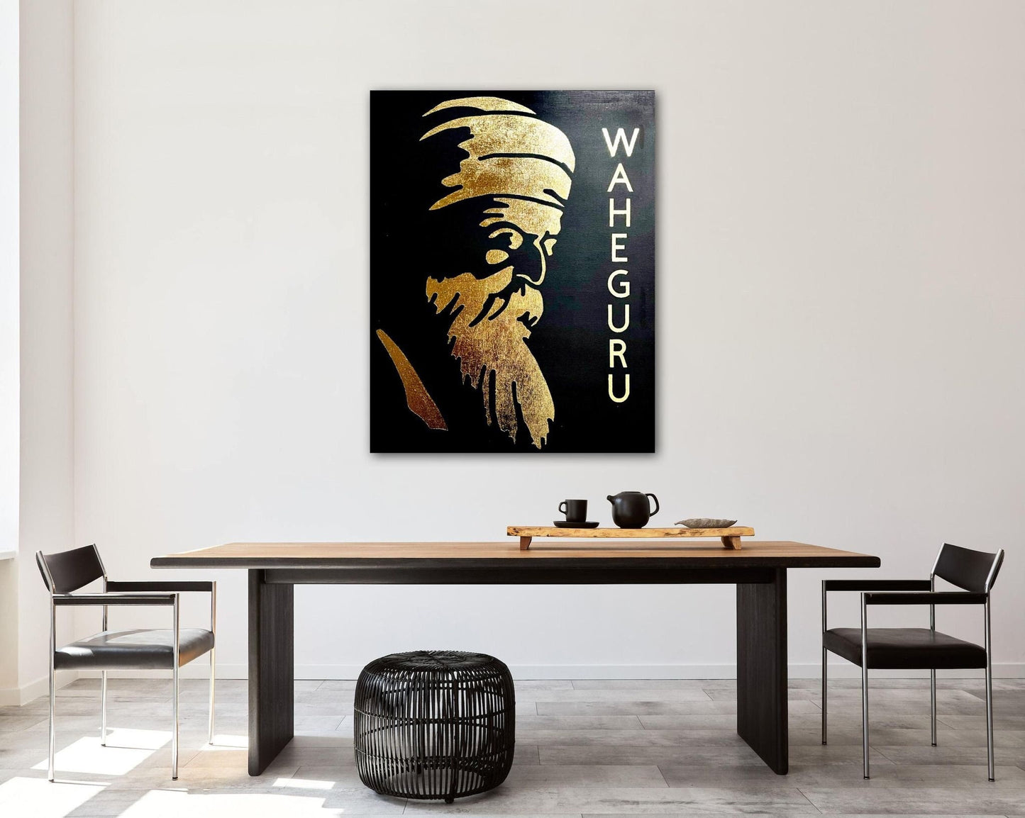 Hand Made Guru Nanak Dev Ji Saroop, Wall Hanging, Home Decor, Sikh Art, Punjabi, Sikh Gifts, Sikh Items,