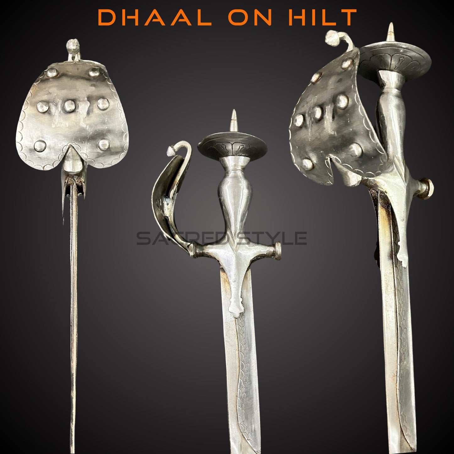 Big Kirpan, Sarbloh Shamsheer with dhal handle, Sikh kakar, Sikh kirpan, Sikh Kakkar, Sikh Shastar, Sikh Gift Items,