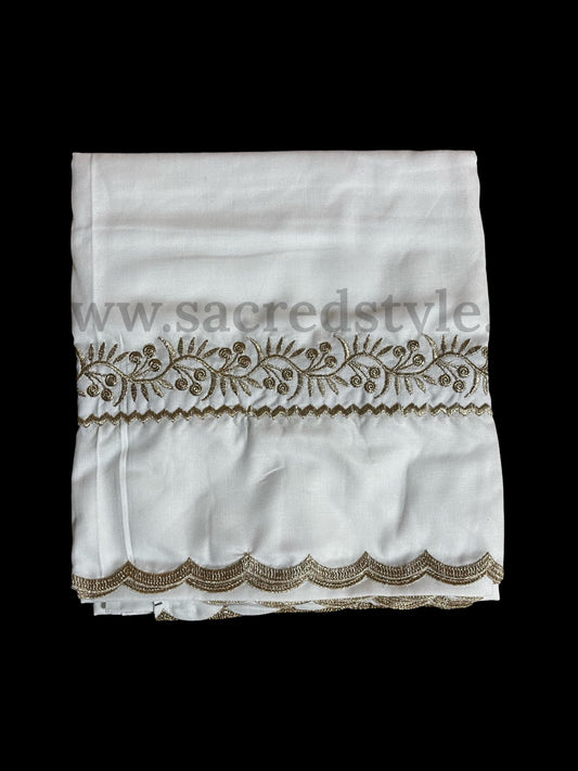 Hajuria, Sikh Hazooria, Sikh Malpuri Hajooria, White and Gold hajuriya  Sikh Costume Accessories, Nihang Singh, Sikh Gift items,