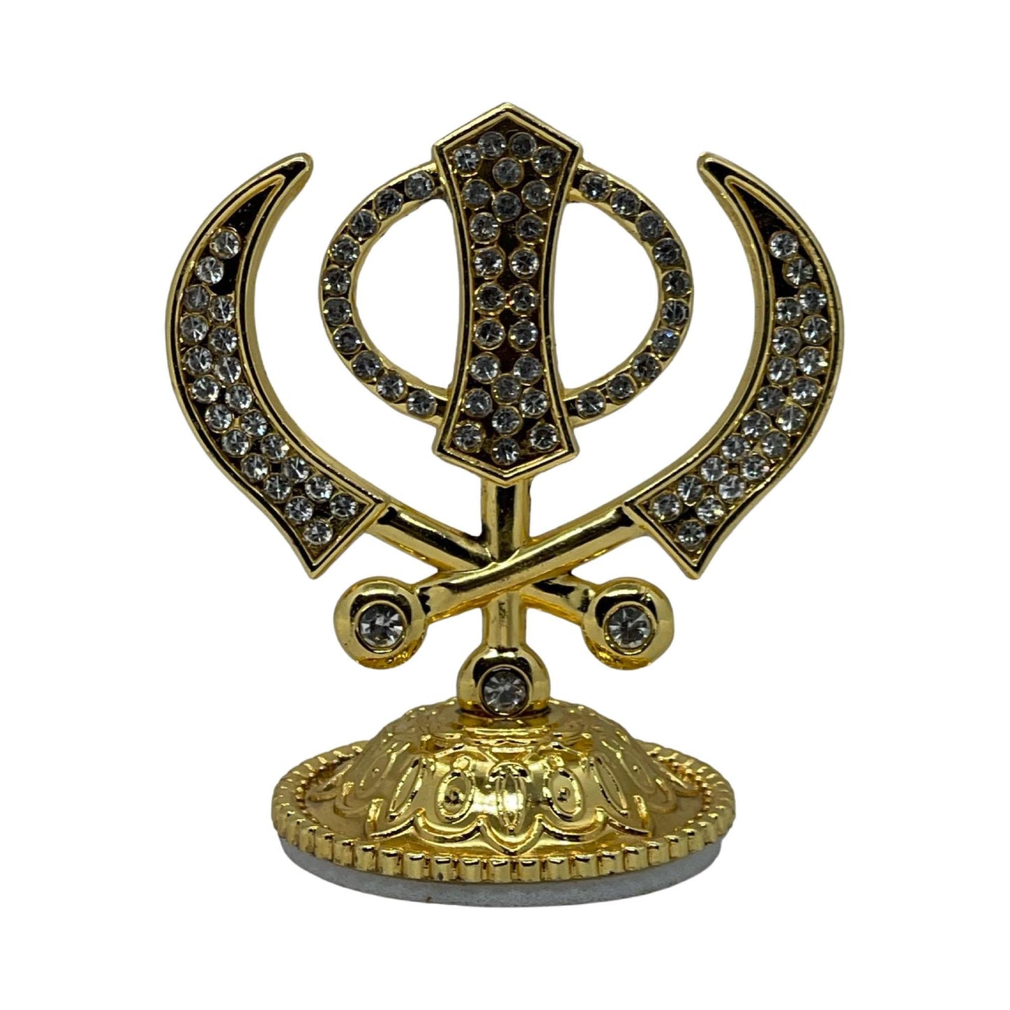 Khanda, Ek Onkar, Metal Khanda, Ik Onkar, Car Dashboard idol, Car decor, Car Dashboard Accessories, Punjabi gift items, Sikh items,