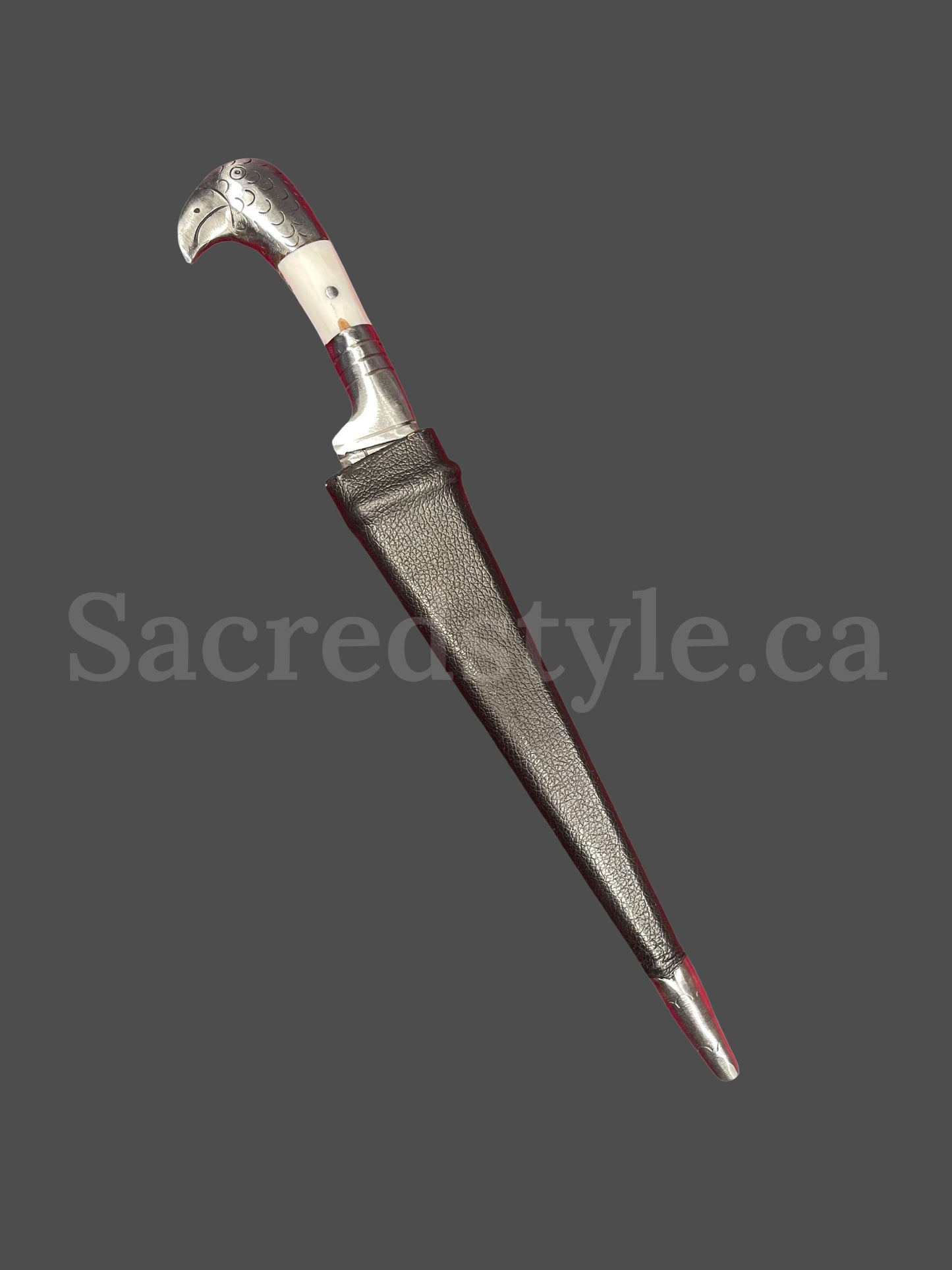Hand Made Sarbloh Khanjar with Baaz handle, Pesh Kabz, Sikh Kakar, Kukri, Kakkar, Sikh Gift Items