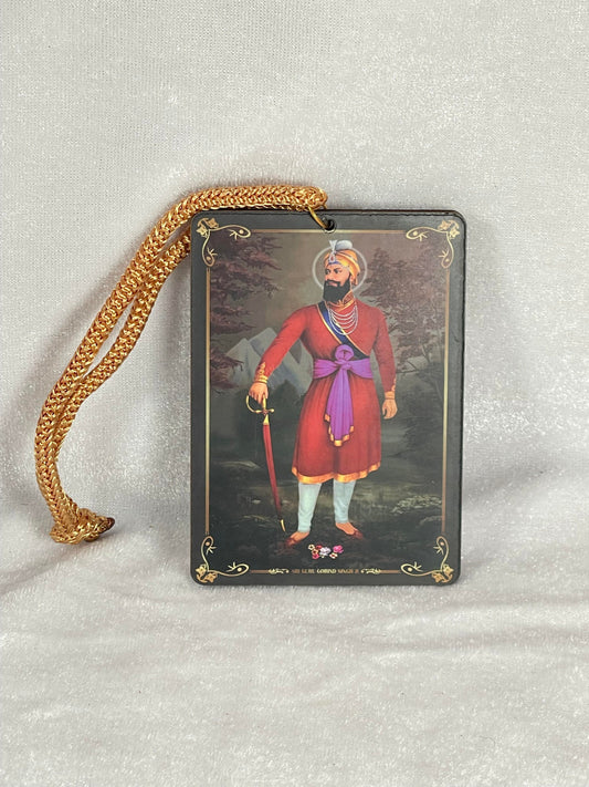 Guru Gobind Singh Ji, Sikh Guru Car Hanging, Car Accessories, Sikh Car Decor, Sikh Gift Items.