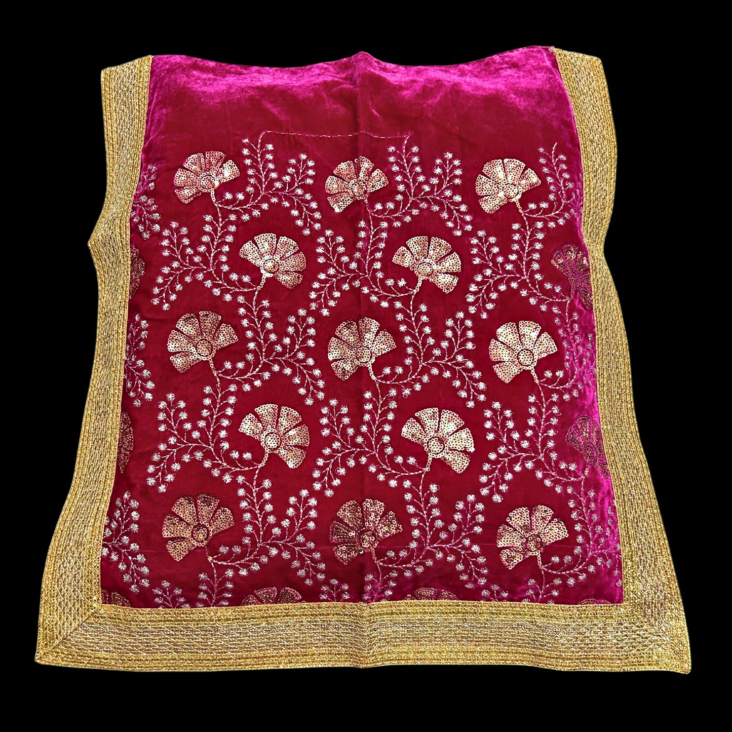 Sundar Rumala saab, Guru Granth Sahib Ji Rumala Sahib Double Set with 2 Palkan with lining, Sikh Accessories, Sikh Gift Items,