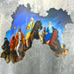 Panjab Map Wall Poster, Punjabi Wall Hanging 23x17 in, Before 1947 Panjab Map,  Panjabi Home decor, Sikh Gift items,