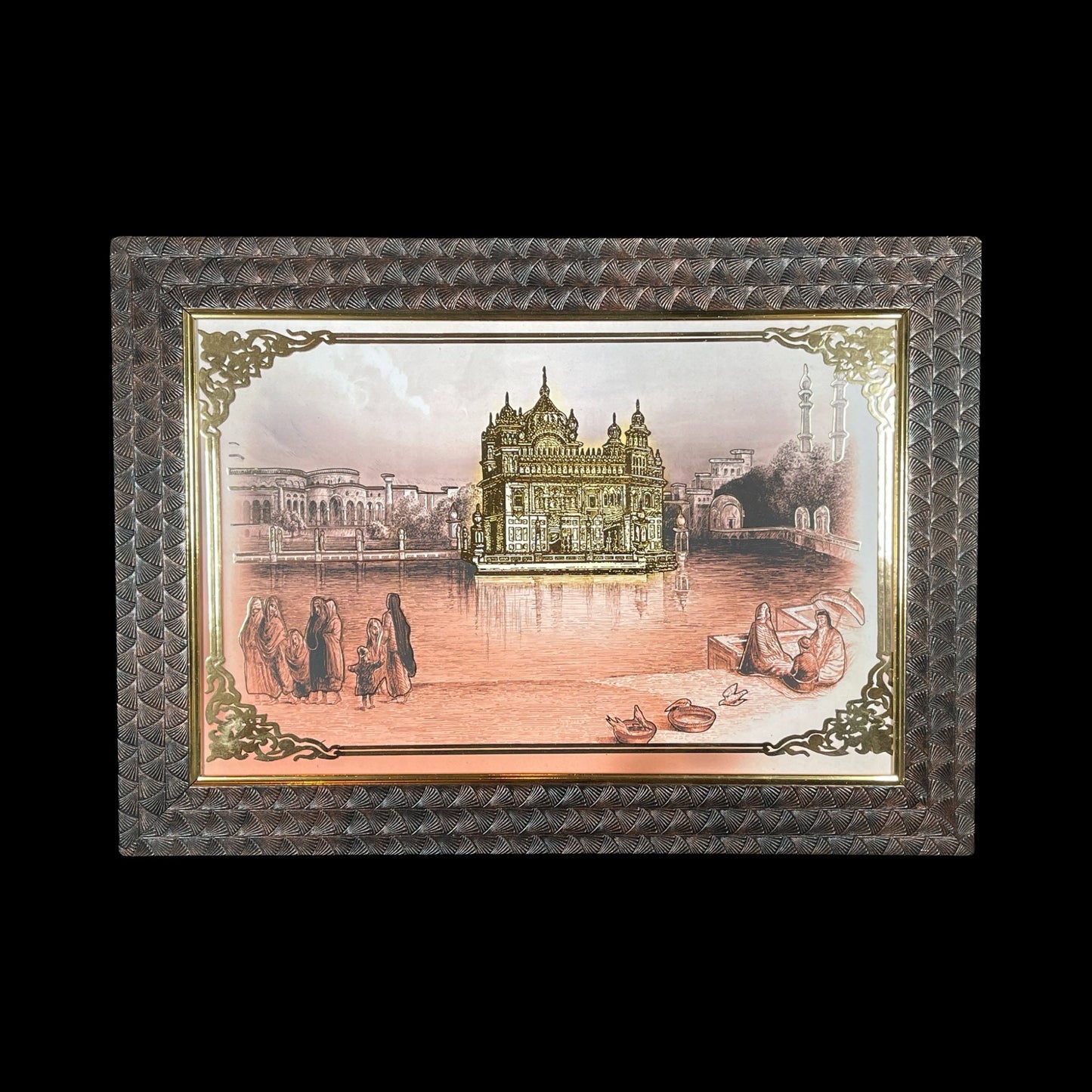 Old Siri Darbar Sahib, The Golden Temple Photo, Amritsar Sahib, Sikh home decor, Sikh gift items,