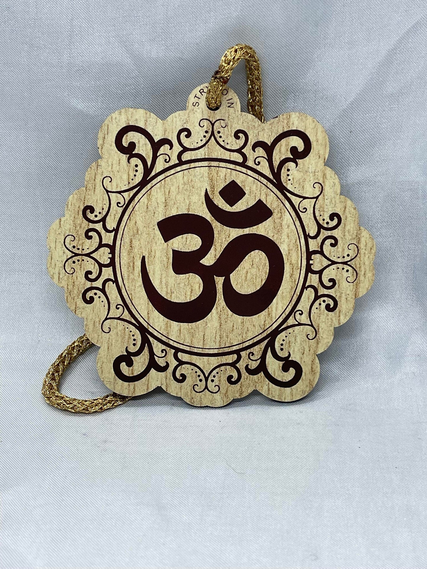 Om Car Hanging, Wood Car Hanging, Hindu, Car Decor, Rear view mirror Ornament, Hindu gift items,