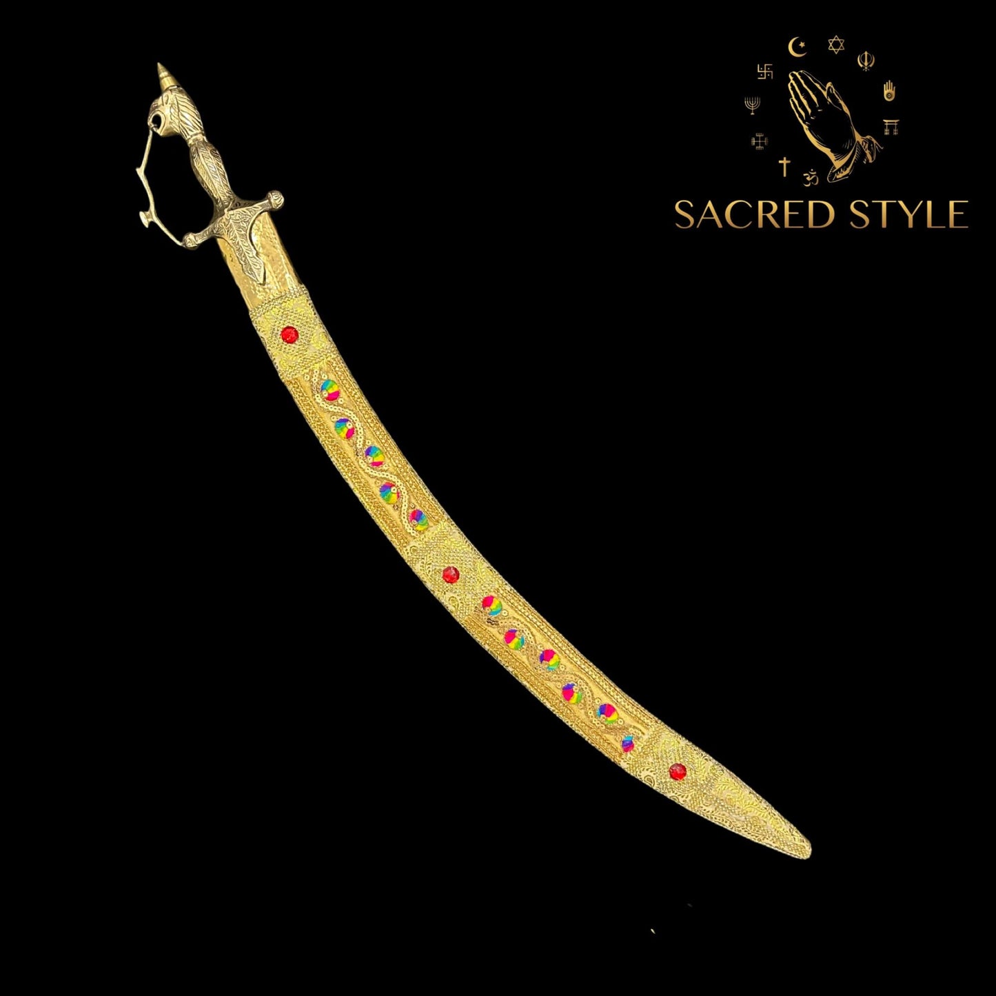 Big Kirpan, Wedding kirpan, Decorated Kirpan, Big Sword, Groom Accessories, Wedding Accessory, Punjabi items, Sikh Items,