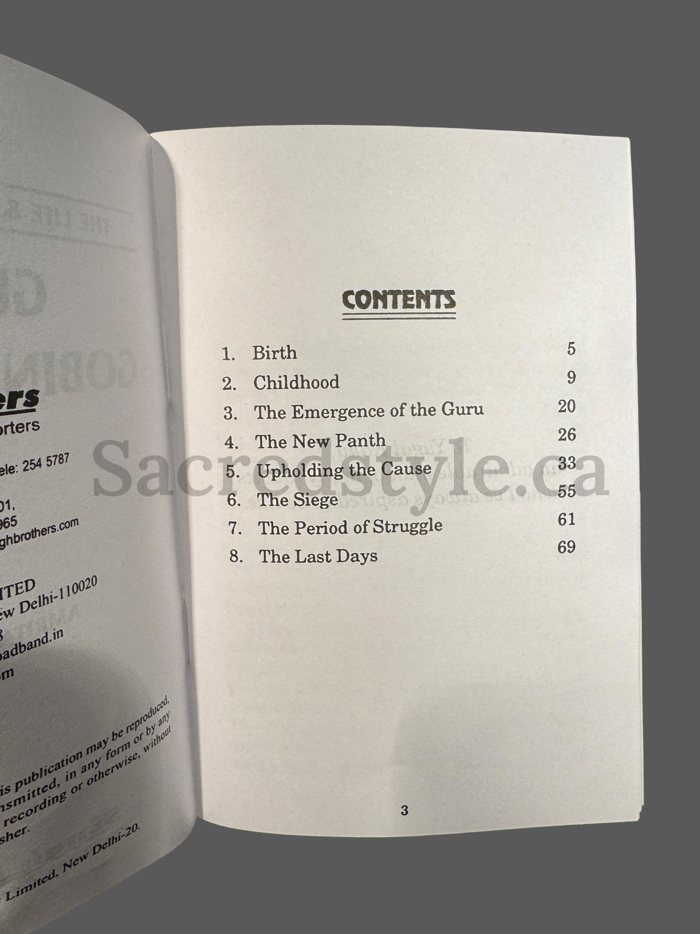 Guru Gobind Singh Ji Book in English, Sikh History Book, Sikh Gift items, Punjabi Book